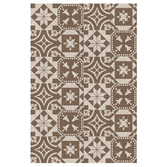 Tapis d'extérieur Esschert Design 182x122 cm Carreaux portugais