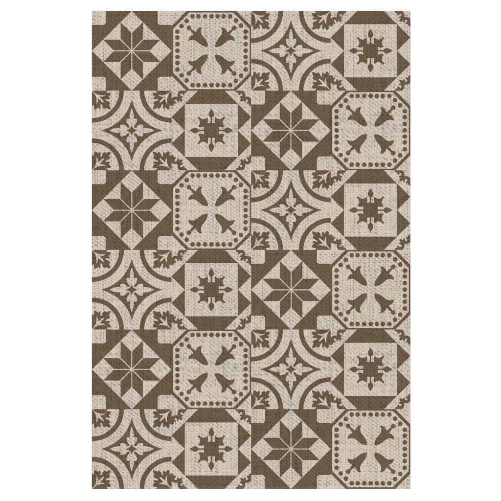 Tapis d'extérieur Esschert Design 182x122 cm Carreaux portugais