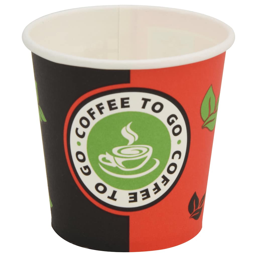 1000 Stk. Einweg-Kaffeebecher Pappe 120 ml (4 oz)