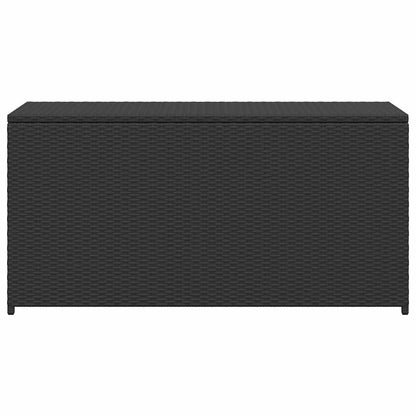 Garten-Auflagenbox Schwarz 120x50x60 cm Poly Rattan