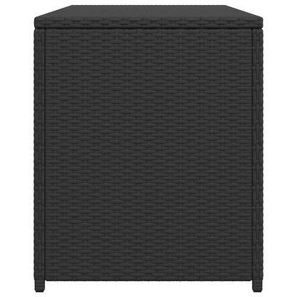Garten-Auflagenbox Schwarz 120x50x60 cm Poly Rattan