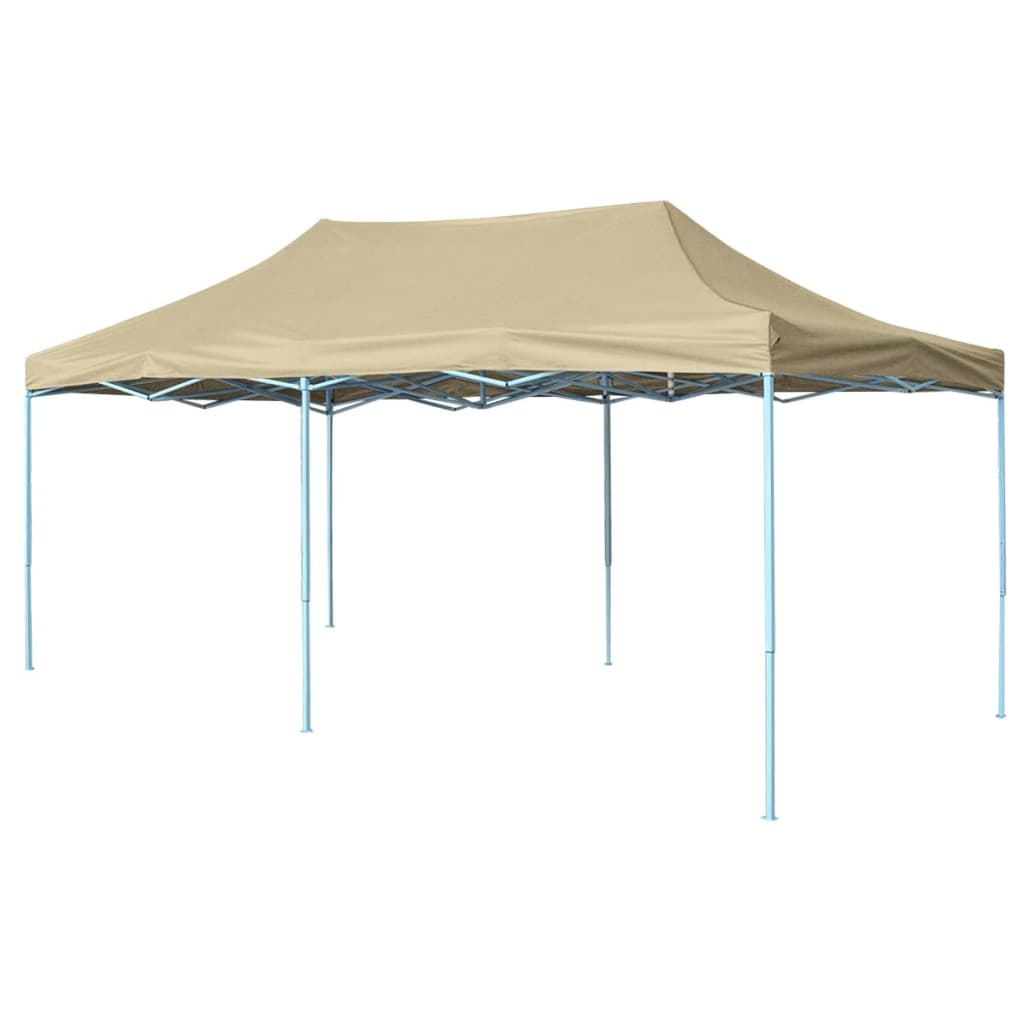 Tente pliante pop-up 3x6 m blanc crème