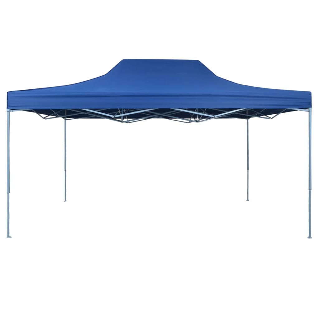 Tente pliante pop-up 3x4,5 m bleue