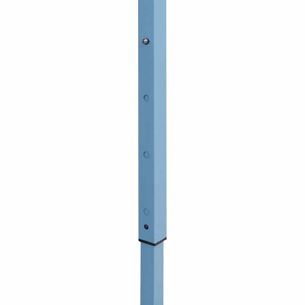 Faltzelt Pop-Up mit 4 Seitenteilen 3x4,5 m Blau