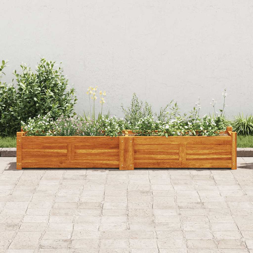 Garten-Hochbeet Akazienholz 150x30x25 cm
