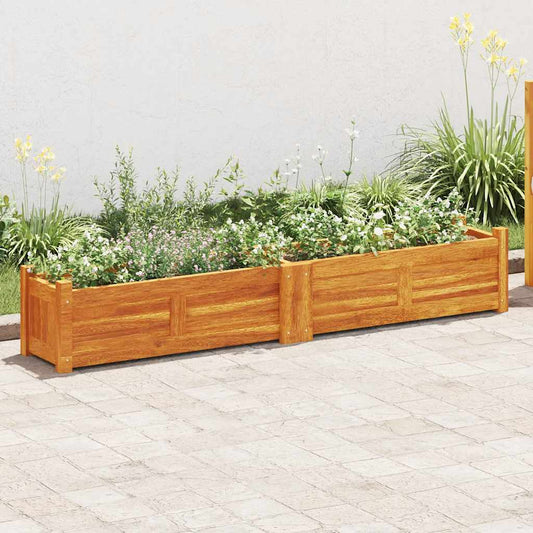 Garten-Hochbeet Akazienholz 150x30x25 cm