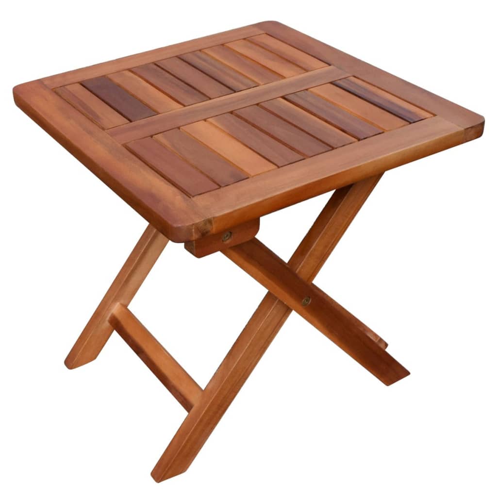 Bain de soleil avec table en bois d'acacia massif