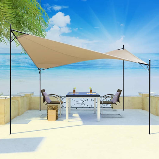 Sonnensegel mit Gestell Pavillon 4x4 m