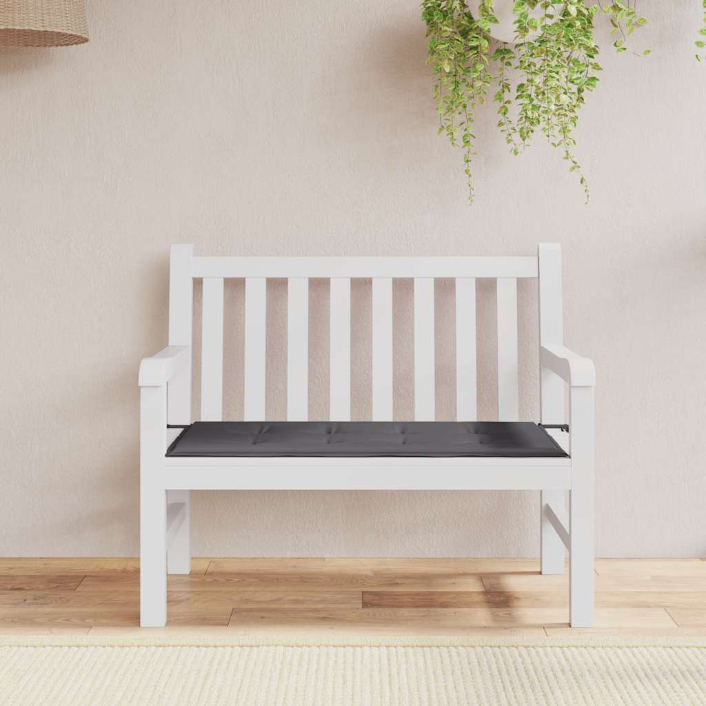Gartenbank-Auflage Anthrazit 100x50x3 cm Oxford-Gewebe