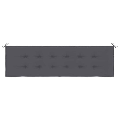 Gartenbank-Auflage Anthrazit 180x50x3 cm Oxford-Gewebe