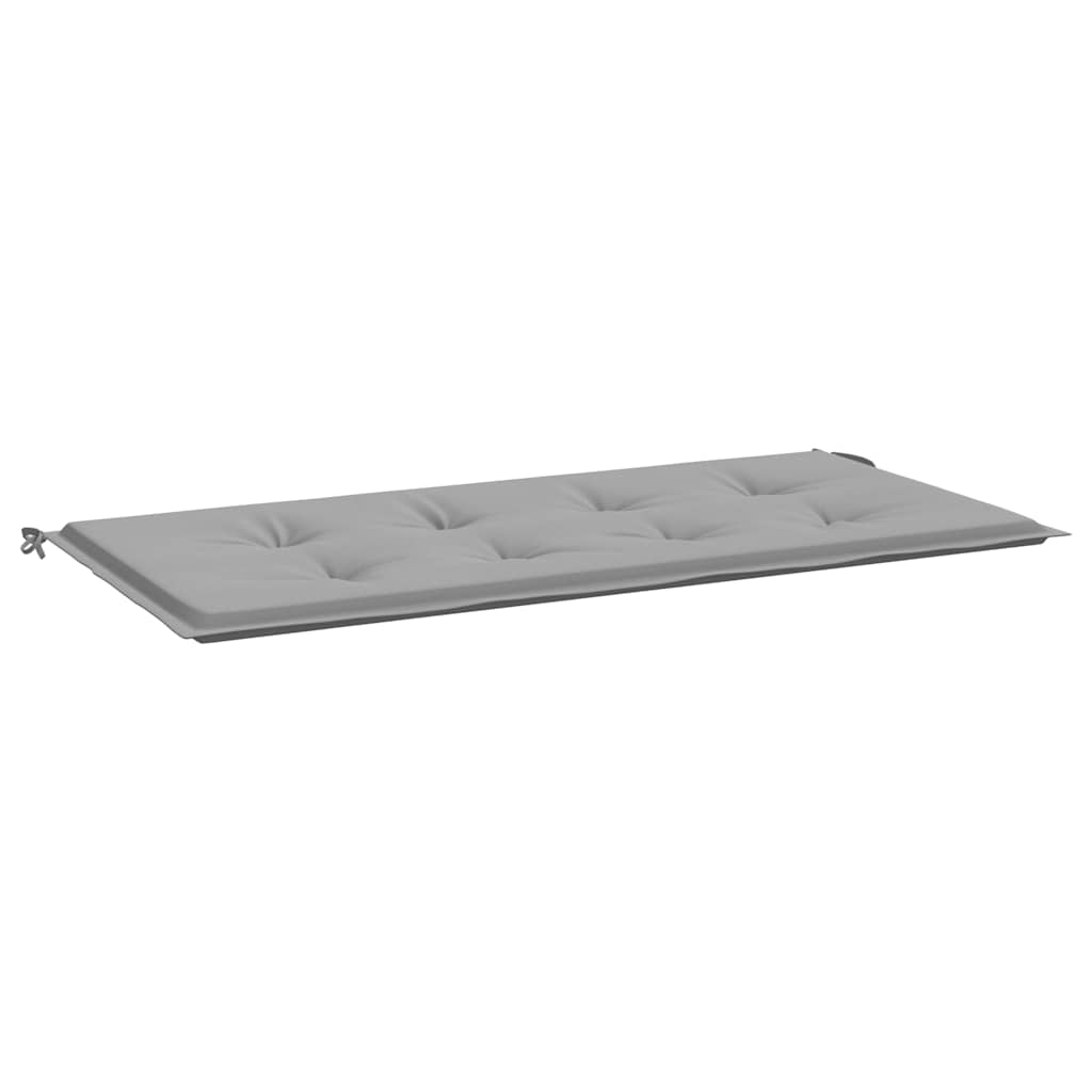Gartenbank-Auflage Grau 120x50x3 cm Oxford-Gewebe