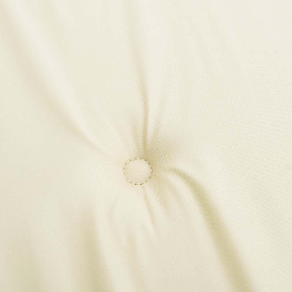 Gartenbank-Auflage Creme 100x50x3 cm Oxford-Gewebe