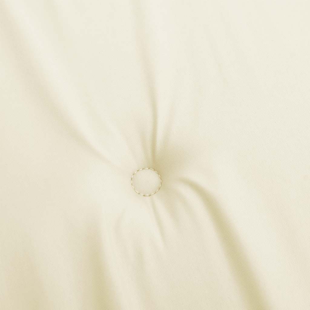 Gartenbank-Auflage Creme 120x50x3 cm Oxford-Gewebe