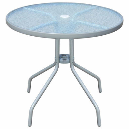 Bistrotisch Grau 80x71 cm Stahl