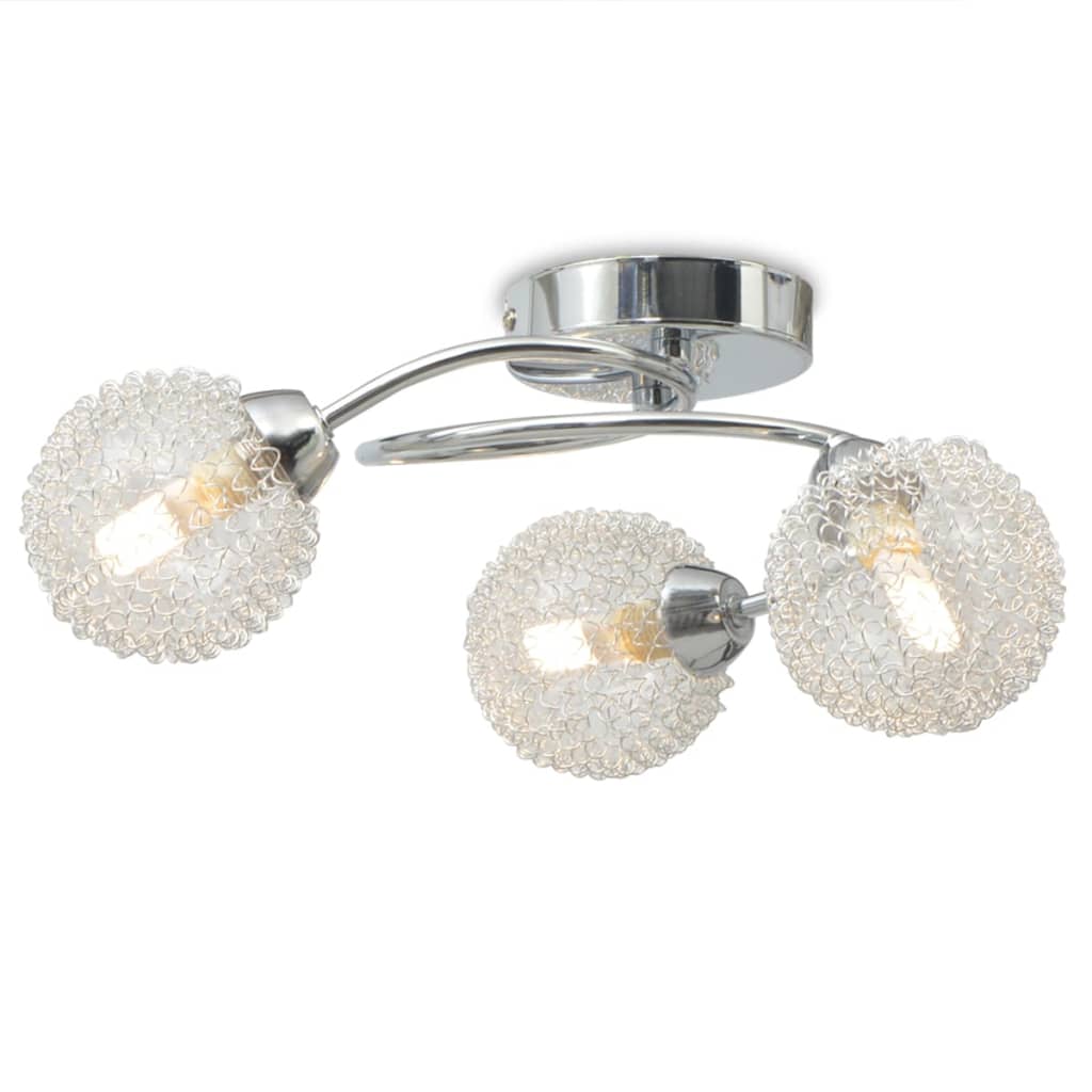 Plafonnier avec 3 ampoules LED G9 120 W