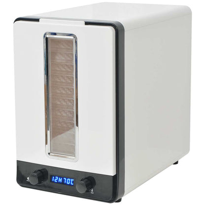Dörrgerät mit 10 Ablagen 550 W Weiß