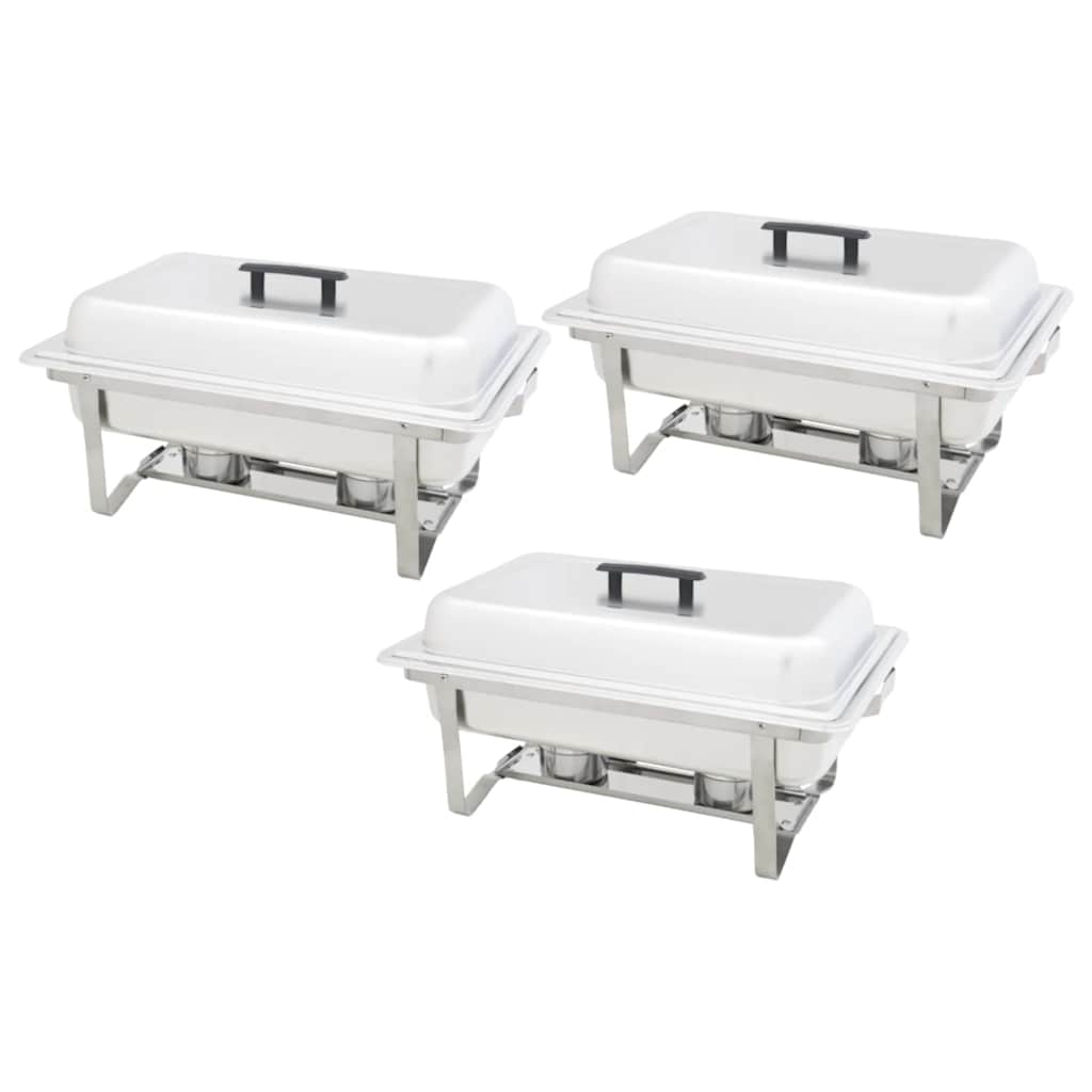 Chafing Dish Set 3-tlg. Edelstahl