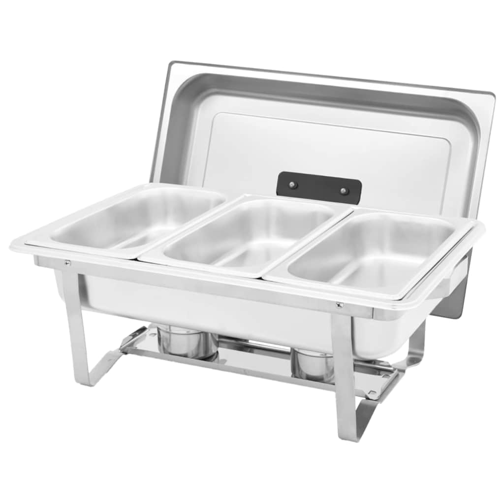 Chafing Dish Set 3-tlg. Edelstahl