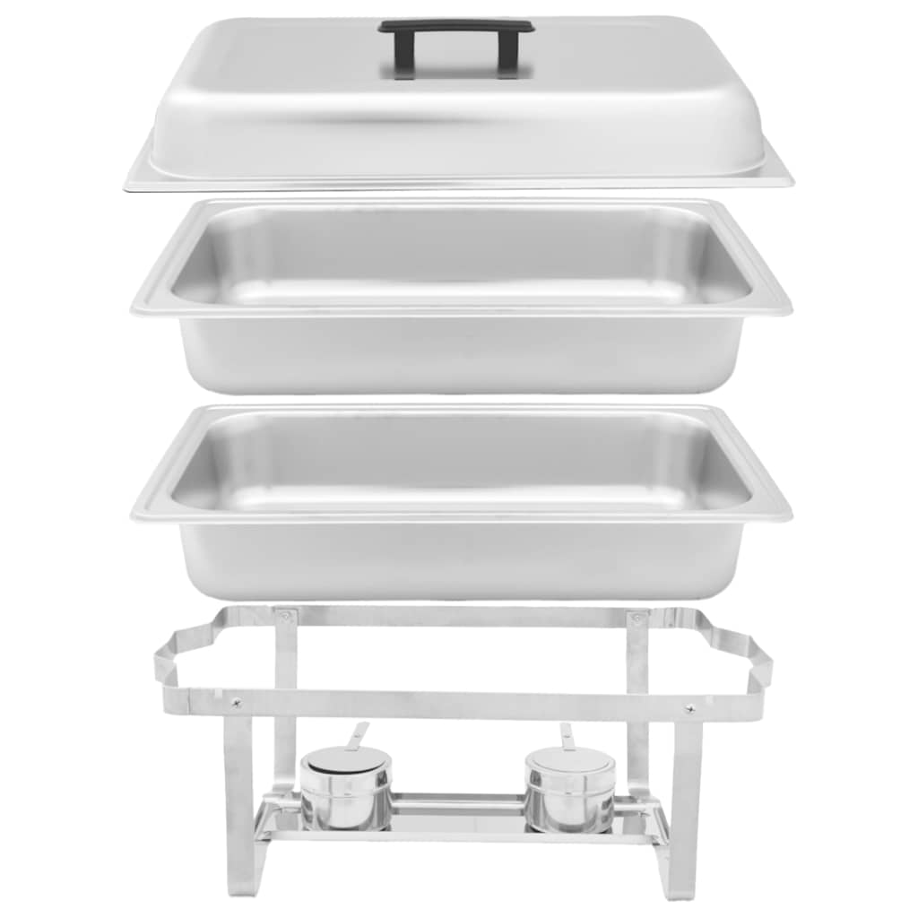 Chafing Dish Set 3-tlg. Edelstahl