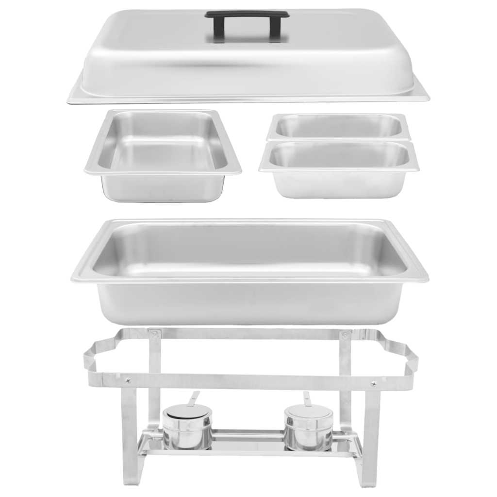Chafing Dish Set 3-tlg. Edelstahl