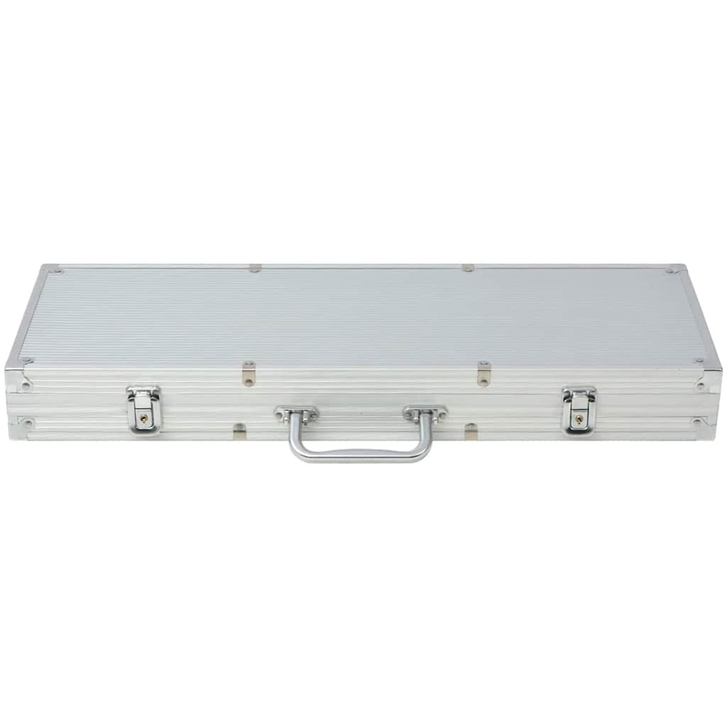 Poker Set mit 500 Chips Aluminium