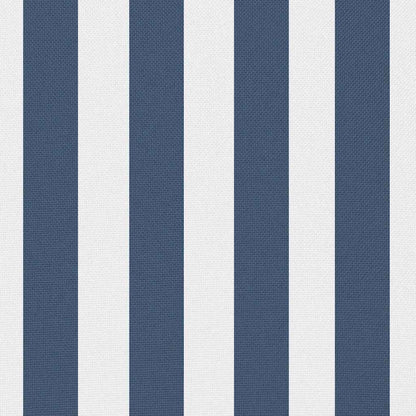 Gartenkissen 2 Stk. Streifenmuster 45 x 45 cm Marineblau