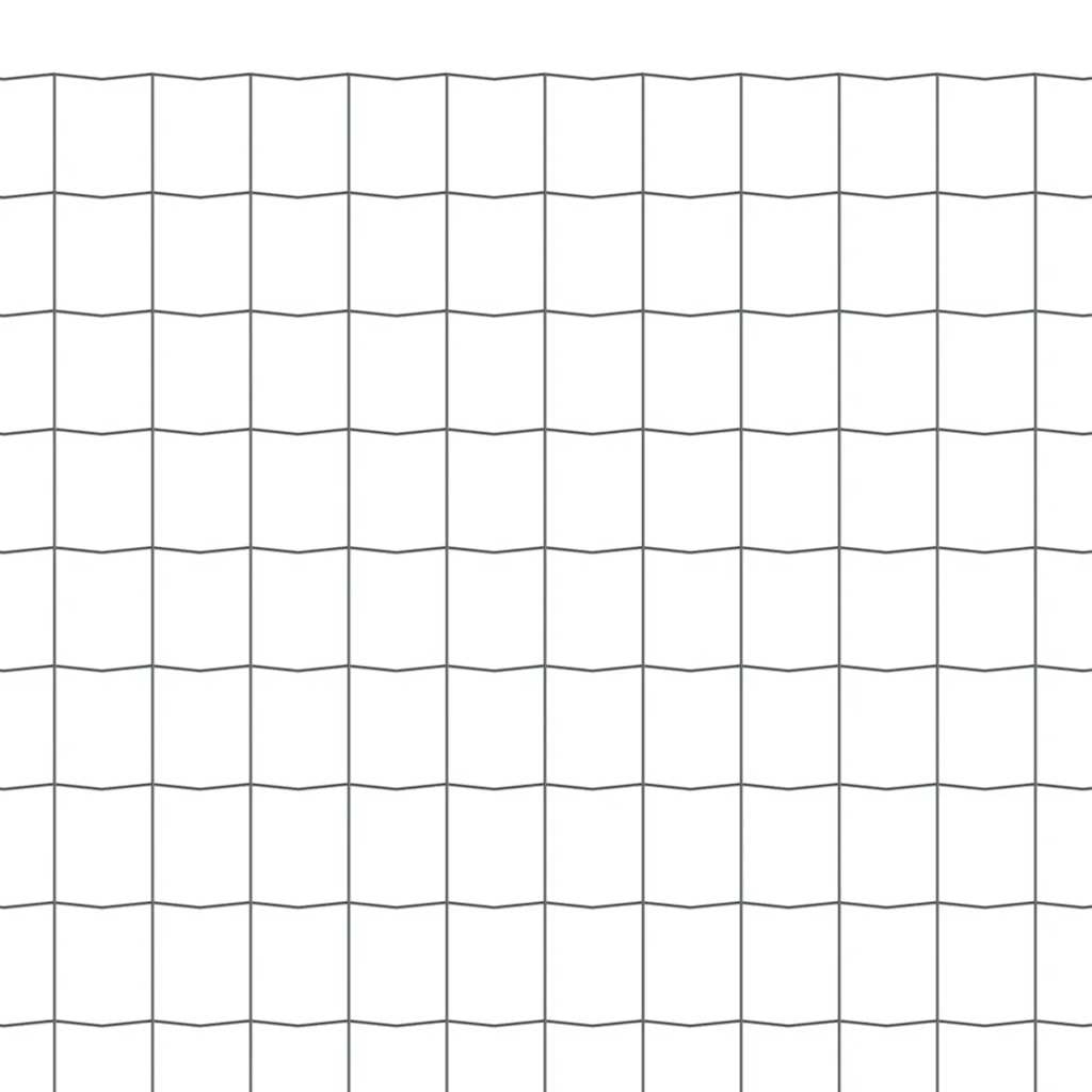 Eurozaun Stahl 10 x 1,2 m Grau