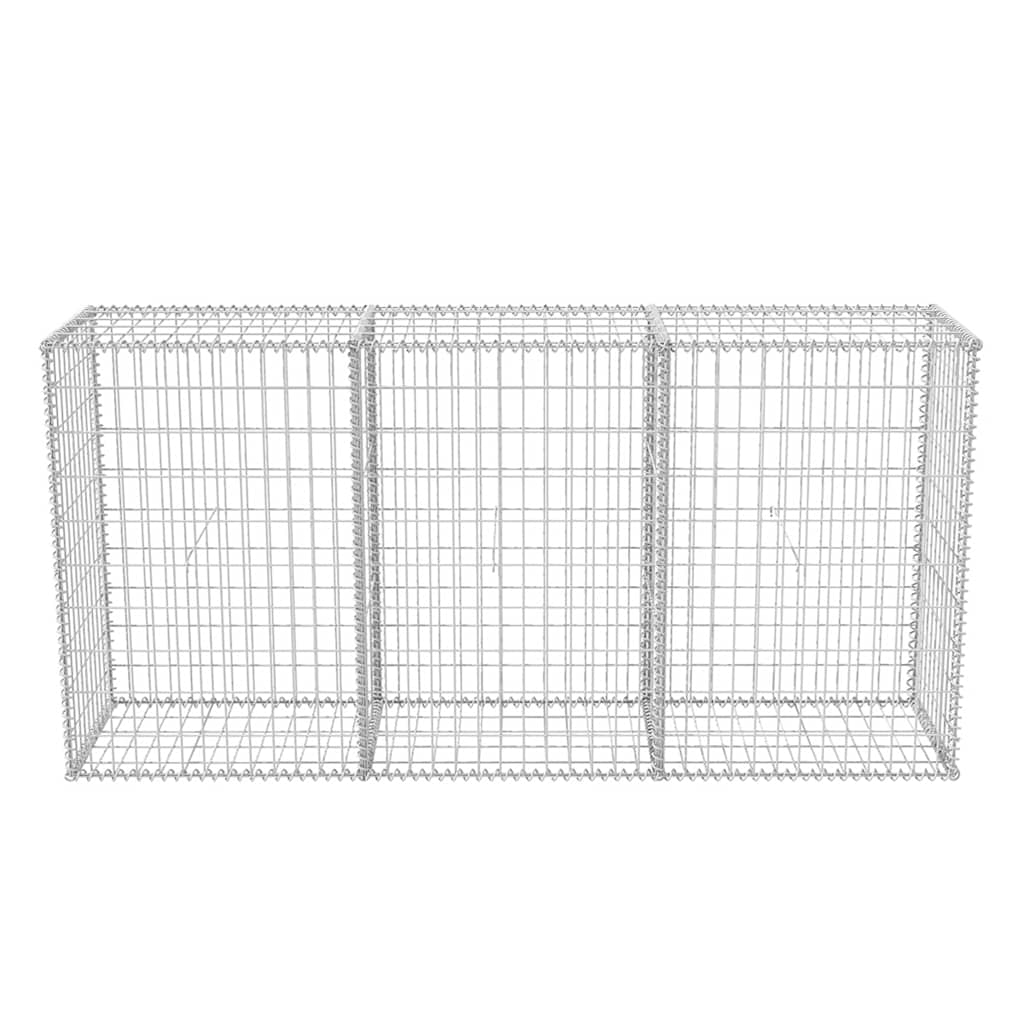 Gabionenkorb Stahl 200×50×100 cm