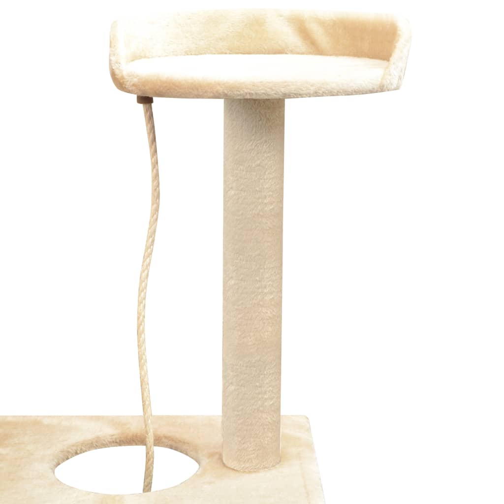 Katzen-Kratzbaum Sisal 150 cm Beige