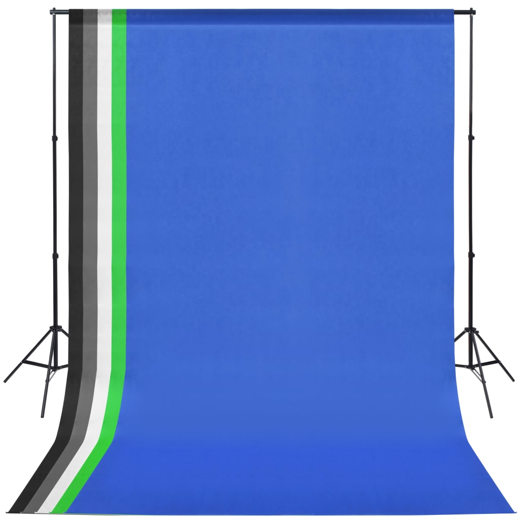 Fotostudio-Set mit 5 farbigen Hintergründen und Rahmen