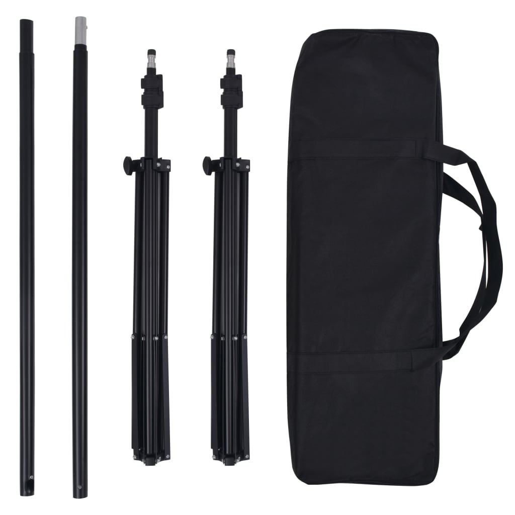 Fotostudio-Set mit 5 farbigen Hintergründen und Rahmen