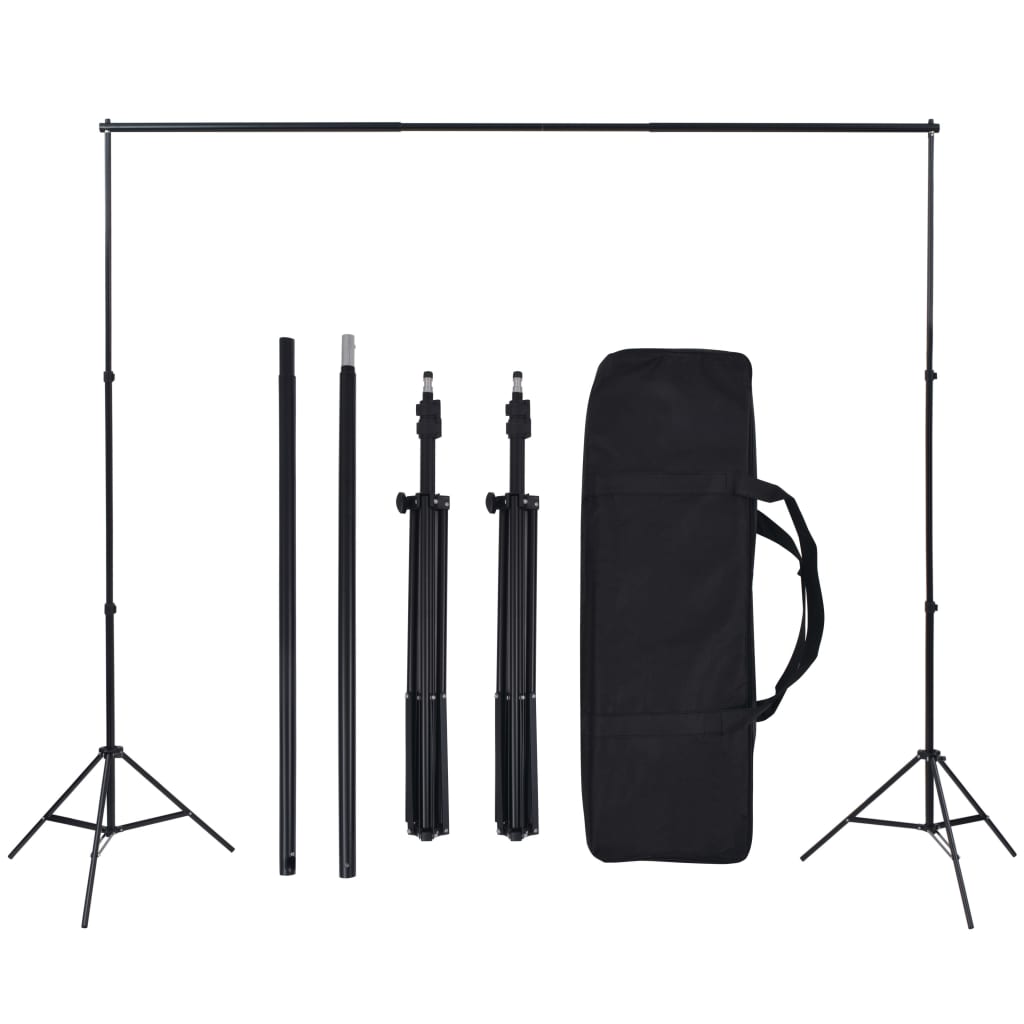 Fotostudio-Set mit 5 farbigen Hintergründen und Rahmen