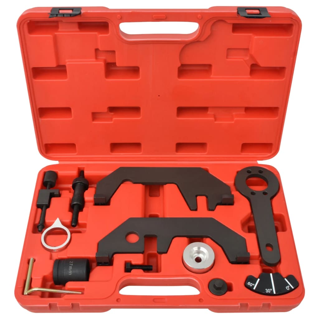 12-tlg. Nockenwellen-Arretierwerkzeug-Set für V8 V12 N62 N73