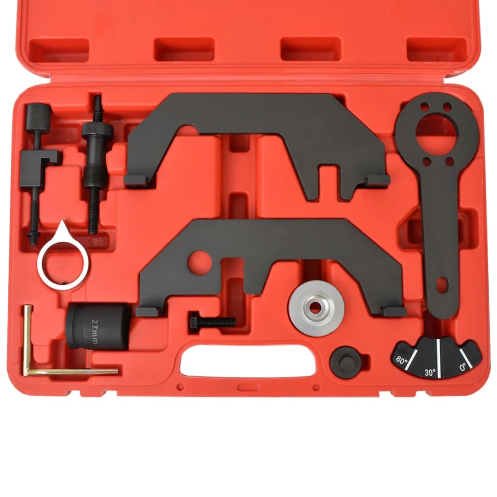 12-tlg. Nockenwellen-Arretierwerkzeug-Set für V8 V12 N62 N73