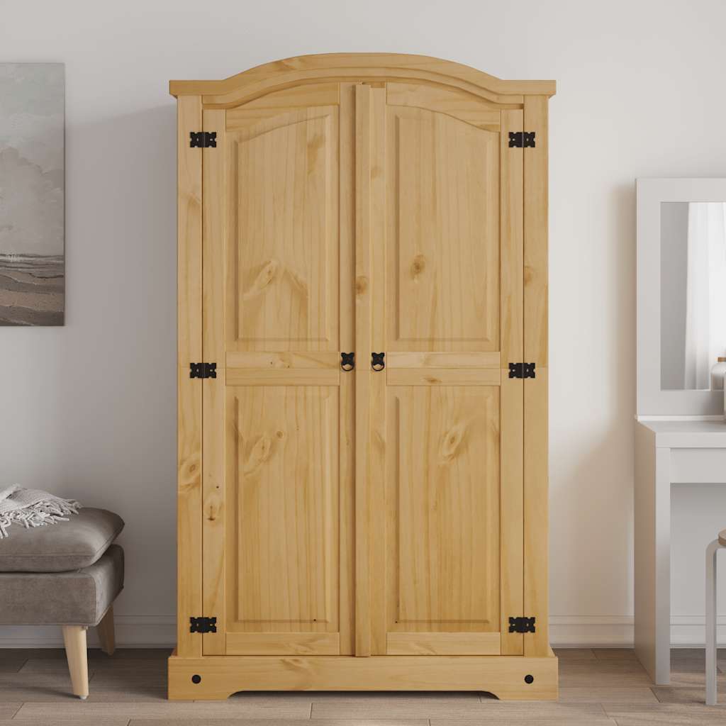 Wardrobe Mexican style pinewood 2 doors