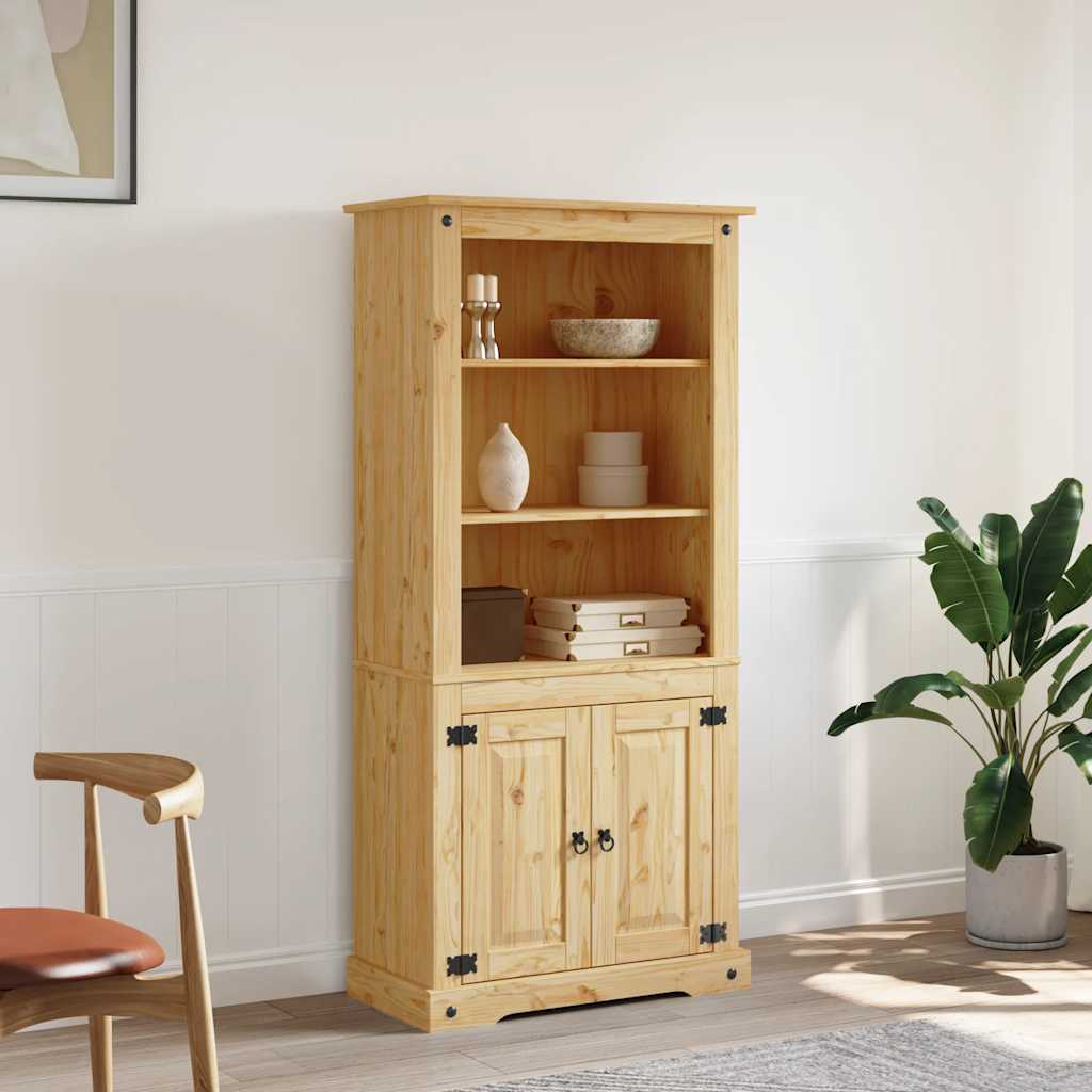Buffetschrank Mexiko-Stil Kiefernholz 80x40x170 cm