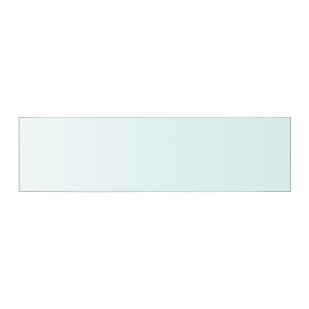 Étagère en verre transparent 50x12 cm
