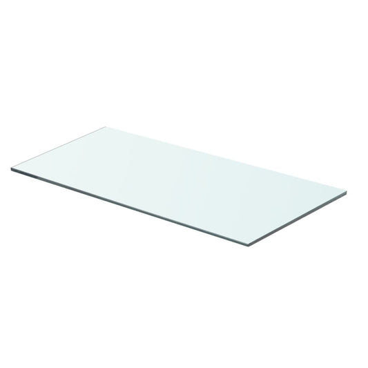 Étagère en verre transparent 60x25 cm