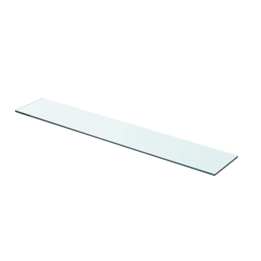 Étagère en verre transparent 70x12 cm
