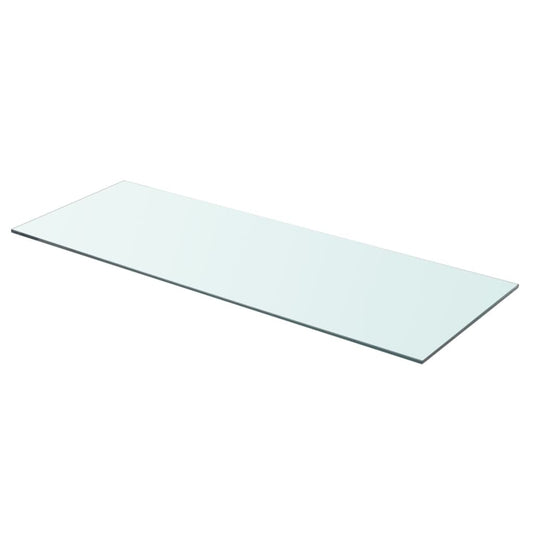 Étagère en verre transparent 80x30 cm