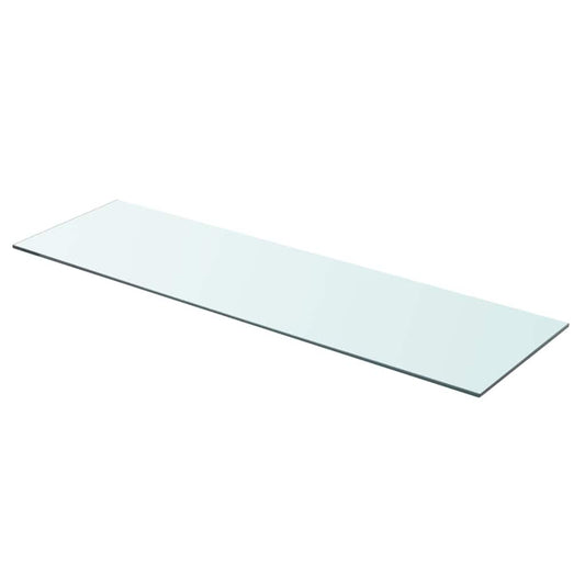 Étagère en verre transparent 90x25 cm