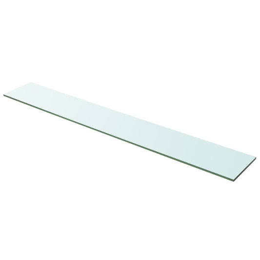 Étagère en verre transparent 100x15 cm