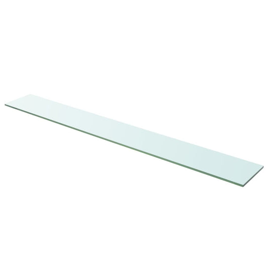 Étagère en verre transparent 110x15 cm