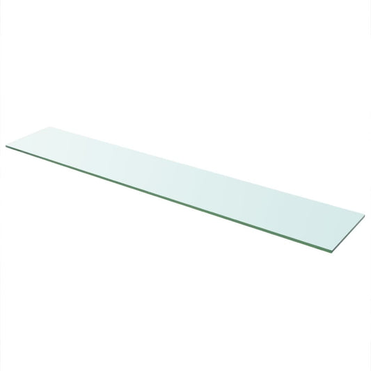Étagère en verre transparente 110 cm x 20 cm