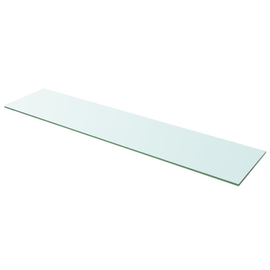 Étagère en verre transparent 110x25 cm