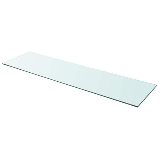 Étagère en verre transparent 110x30 cm