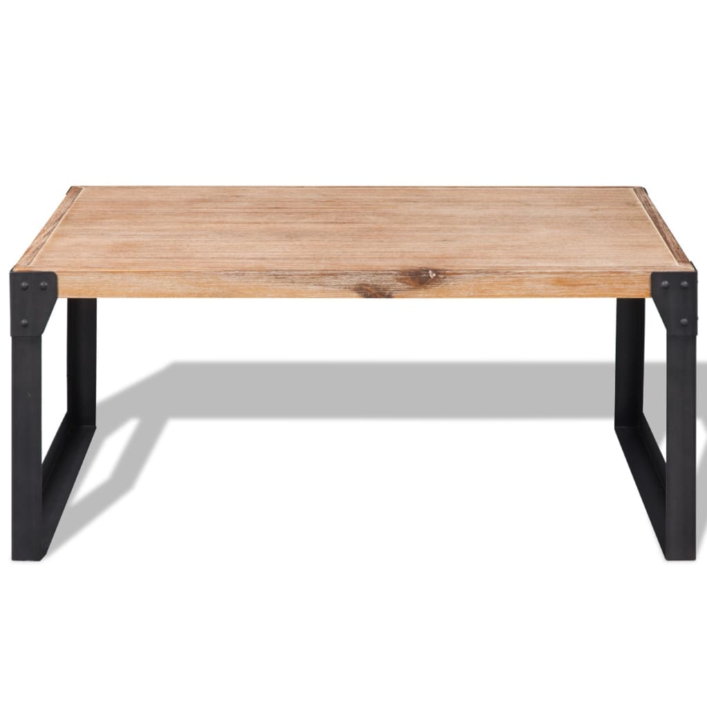 Table basse en bois d'acacia massif 100x60x45 cm