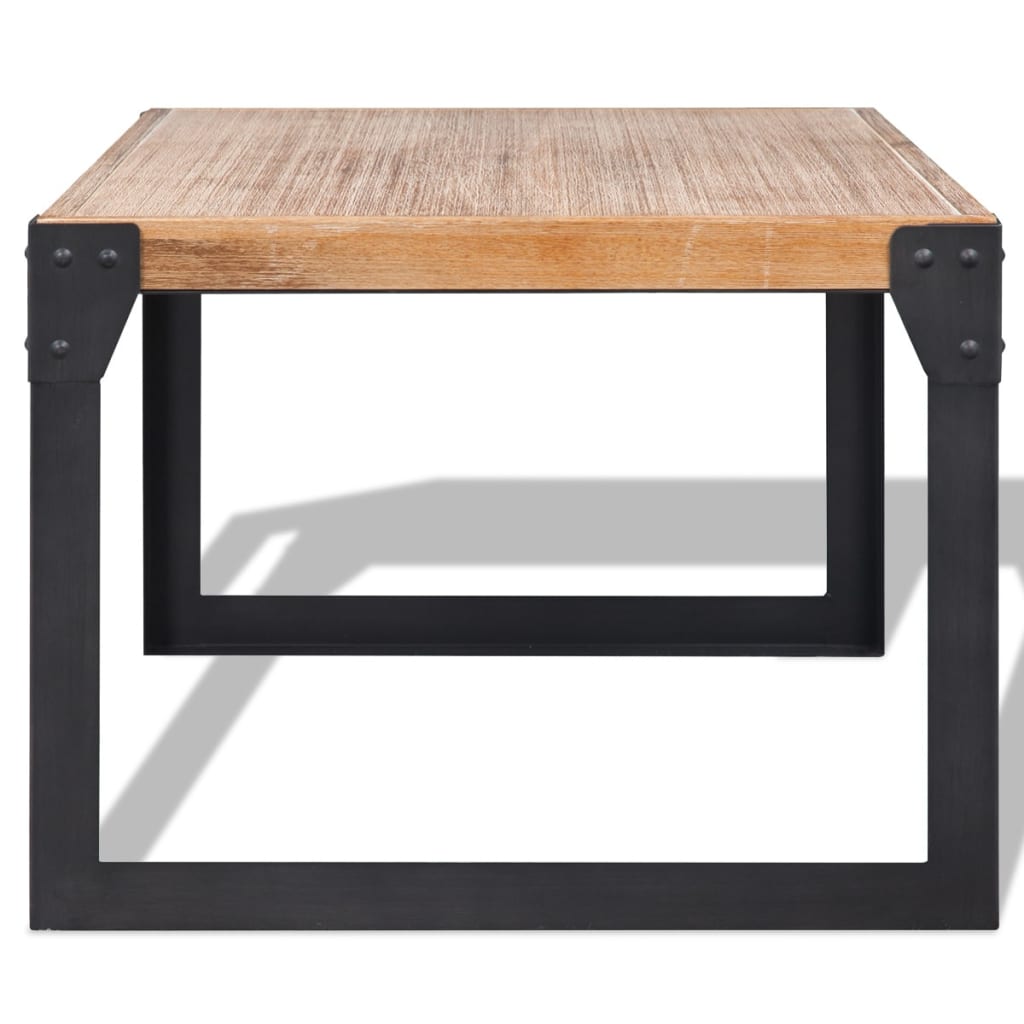 Table basse en bois d'acacia massif 100x60x45 cm