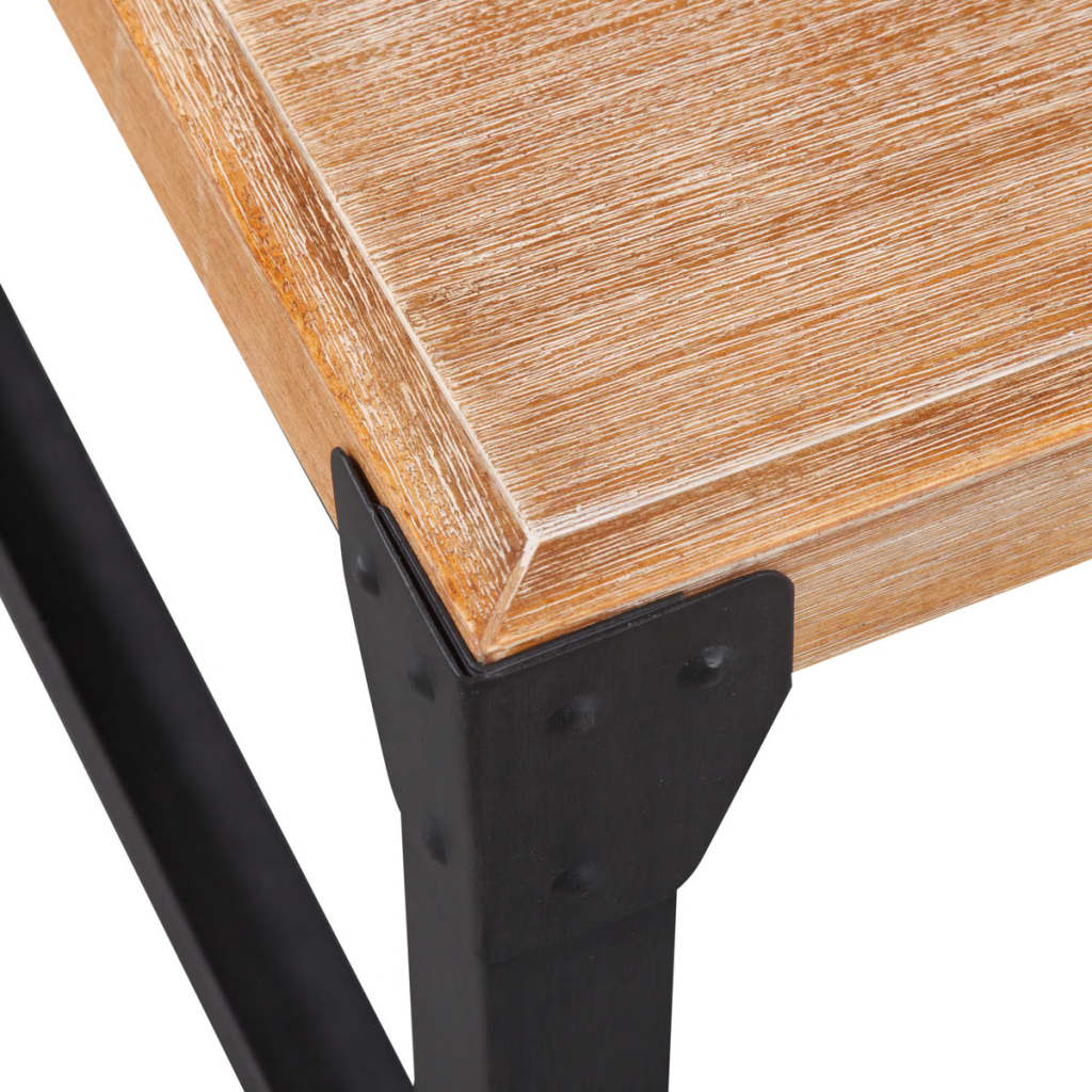 Table basse en bois d'acacia massif 100x60x45 cm
