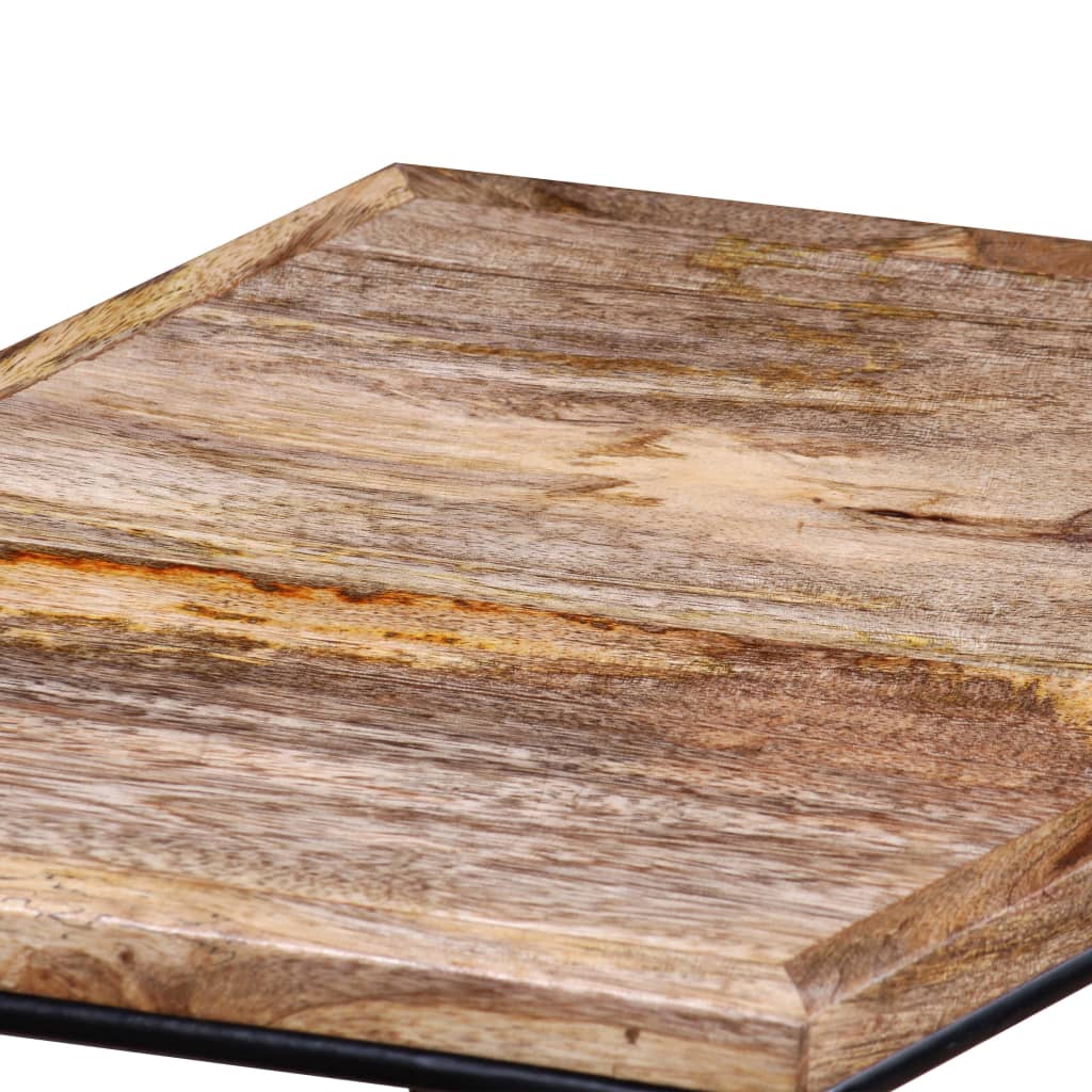 Table basse en bois de manguier massif 56x48x40 cm
